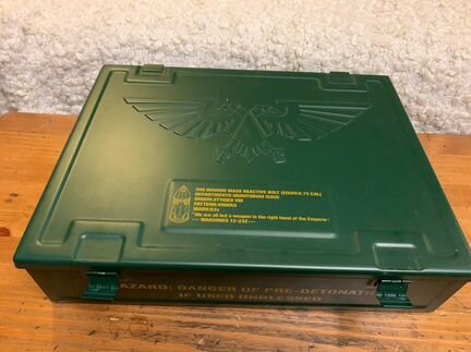 Warhammer 40k 5th edition rulebook Ammo Box limite
