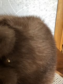 Новая норковая шапка 57-58