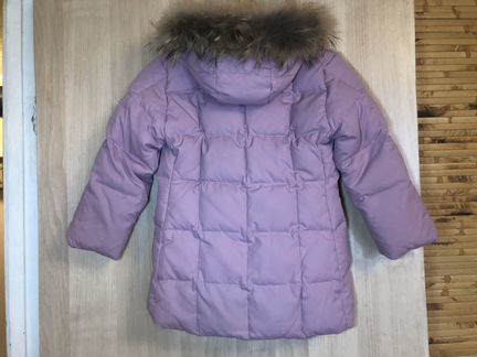 Зимнее пальто пуховик для девочки, 116
