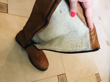 Сапоги нат кожа