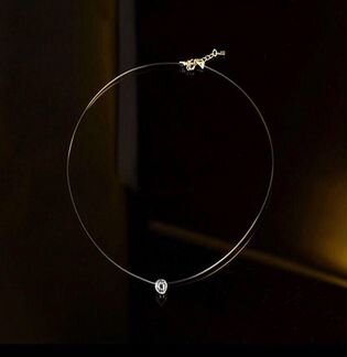 Страза на леске / цепочке разные кулон колье