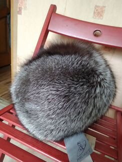 Шапка зимняя чернобурка р. 56