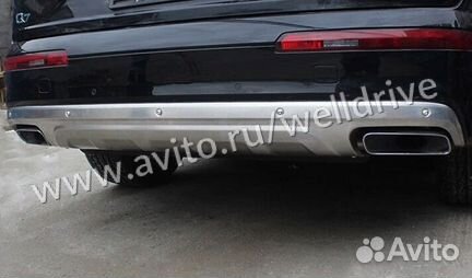Накладки на передний и задний бамперы Audi Q7 4M 1