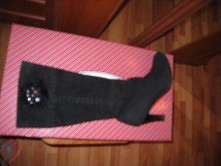 Сапоги замшевые Терволина