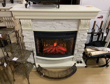 Электрокамин с очагом