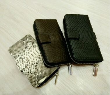Кошельки из натуральной кожи питона