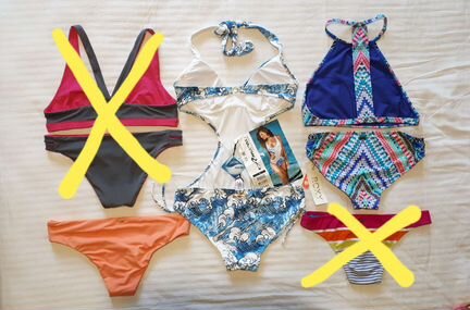 Купальники монокини Roxy Rip curl топ, плавки