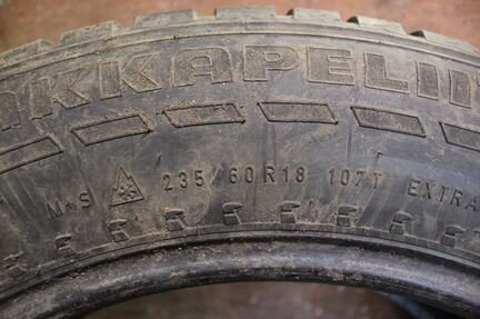 Шина бу 235-60-18 Nokian Hakkapeliitta 7 SUV
