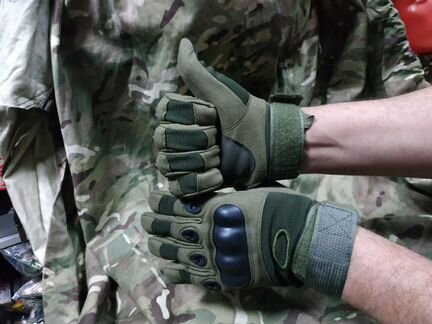 Перчатки Тактические. С защитными накладками