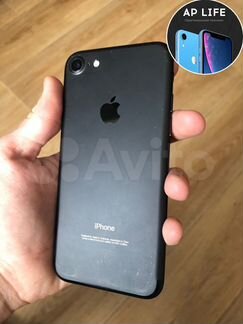 iPhone 7, 32 гб, чёрный матовый, Оригинальный Б/У
