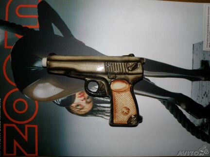 Бутылка-пистолет керамическая