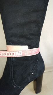 Сапоги замшевые