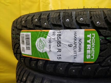 Pезина 185/65 R15 зимняя шипы Nokian новая