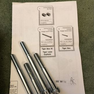 Проставки руля Triumph Tiger 800/1200 20мм