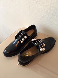 Полуботинки женские кожаные