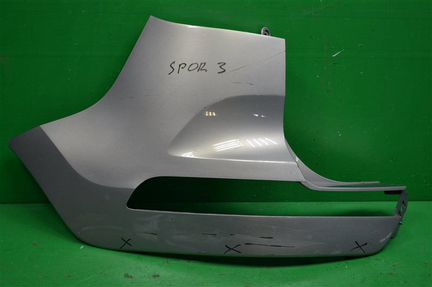 Бампер задний левый Kia Sportage 3 2010-2016