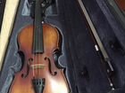 Скрипка размер 1/2 с футляром и мостиком
