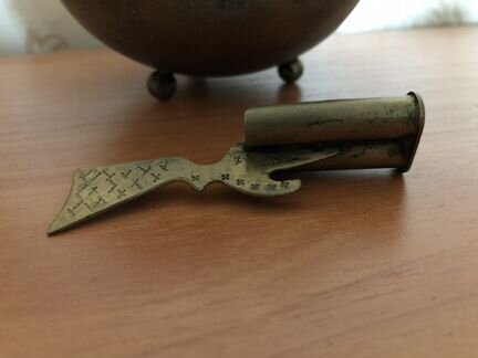 Пепельница бронза охотничья