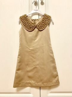 Платье золоте, на худенькую девочку