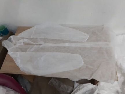 Халат медицинский из спанбонда защитный