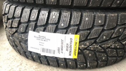 235/65 R17 Dunlop Grandtrek Ice 02 шипы