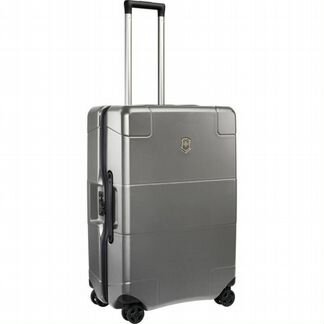 Чемодан victorinox Lexicon, серый, 100 поликарбонат, 45x28x68 см, 73 л