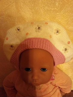 Беретка для девочки Ambra (Польша ) р.50-52