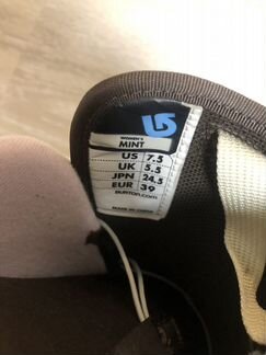 Сноубордические ботинки burton 38р