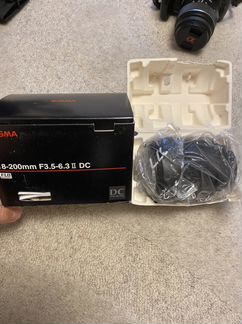 Объектив sigma 18-200 f 3.5-6.3 II DC