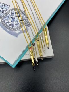 Колье карандаш серебро 925