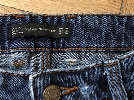 Джинсы zara новые