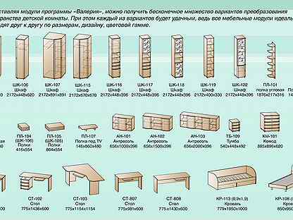 Угловой шкаф валерия размеры