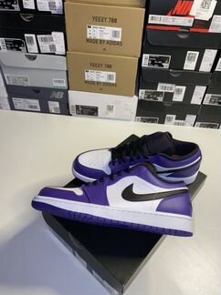 Кроссовки AIR jordan 1 LOW court purple 553558-500