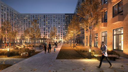 1-к квартира, 49.3 м², 21/30 эт.