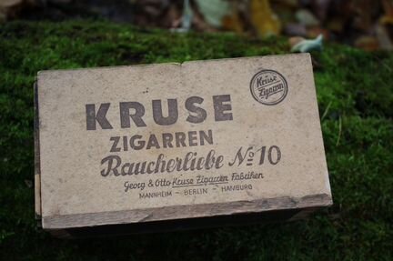 Немецкая коробка Kruse zigarren № 10