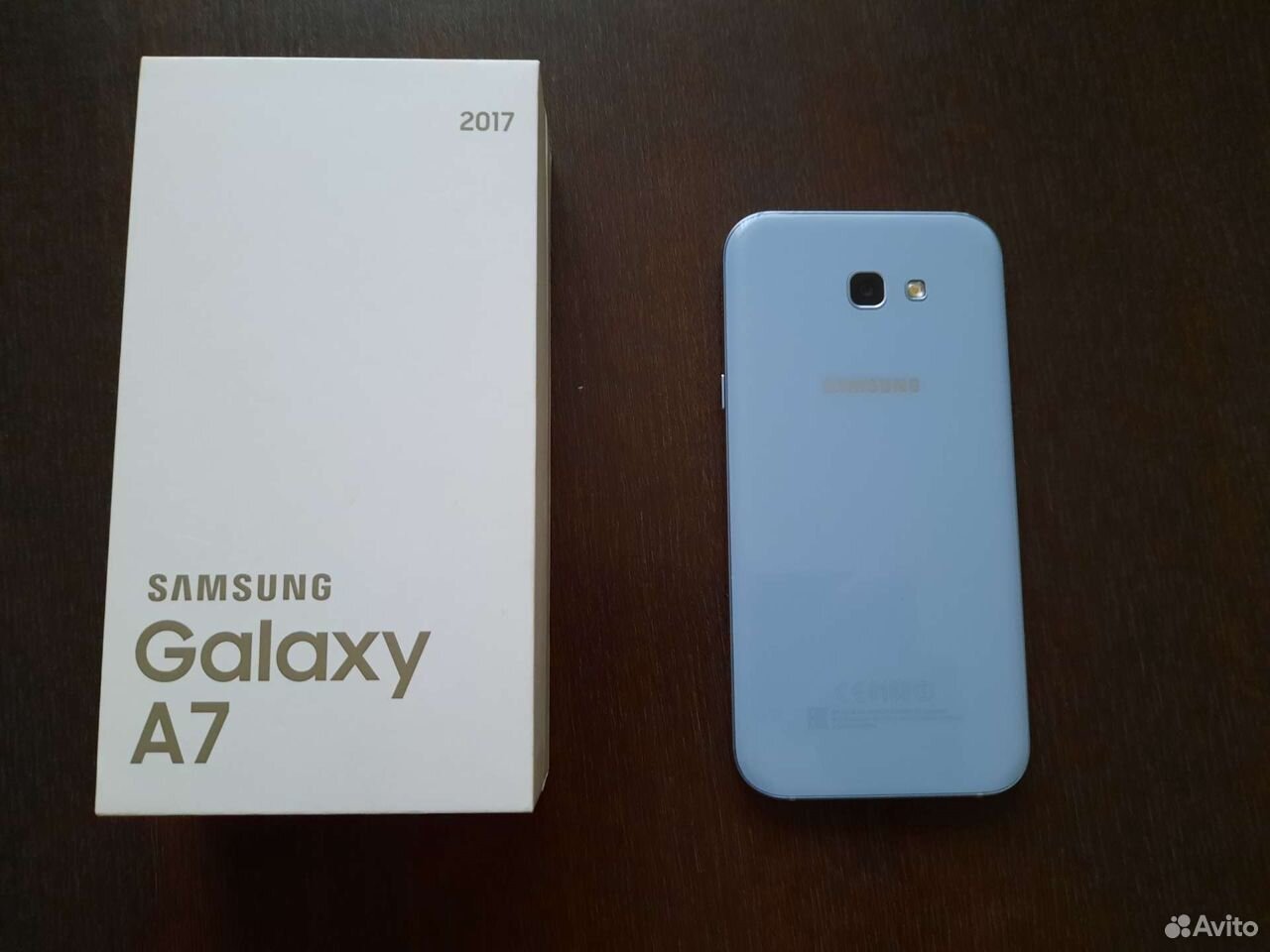 Телефон Samsung galaxy a7 голубой 89102686588 купить 4