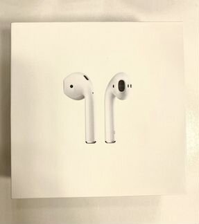 Коробка от оригинальных наушников AirPods