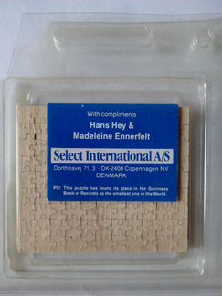 Пазл мини деревянный